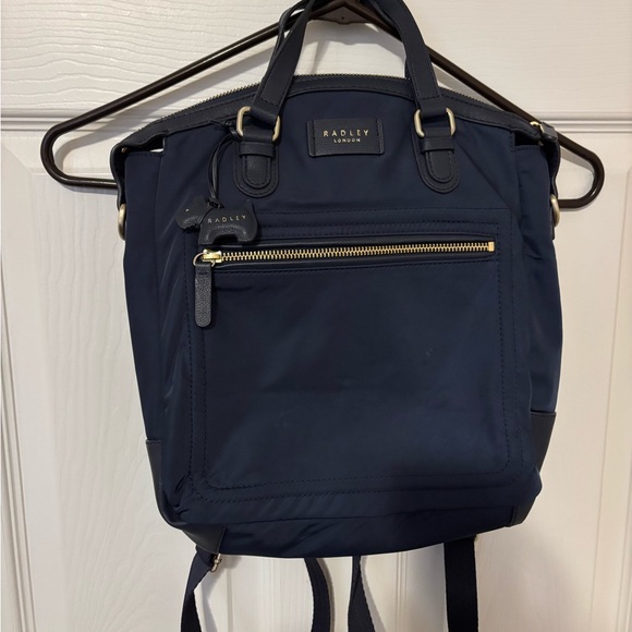 Radley London Blue Backpack Purse With Blue Matching Wallet - Picture 6 of 8